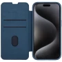 Nillkin Qin Pro Plain Leather + Cloth case for Apple iPhone 15 Pro 6.1 (2023) order from official NILLKIN store